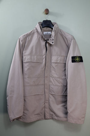 Stone Island Grey Hyper Dense Nylon Raso Jacket