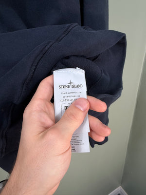 Stone Island Navy 1/4 Zip Jumper