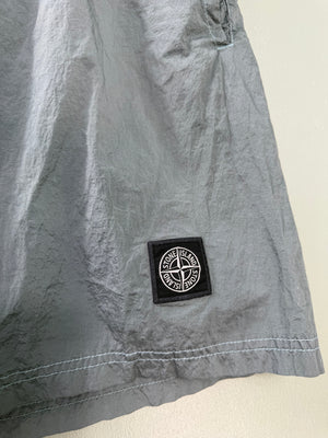 Stone Island Green Nylon Metal Swim Shorts