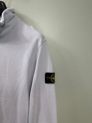 Stone Island Light Grey 1/4 Zip Jumper