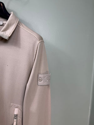 Stone Island Beige Ghost 1/4 Zip Jumper