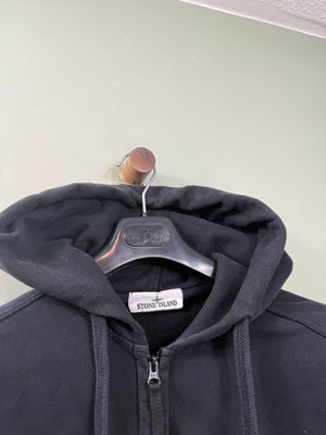 Stone Island Black Zipped Hoodie