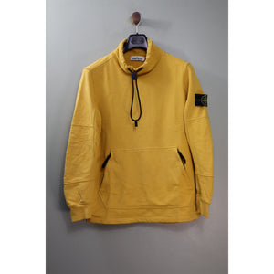Stone Island Yellow Mock Neck Jumper