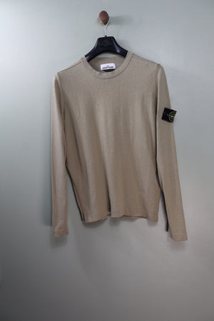 Stone Island Khaki Knit Jumper