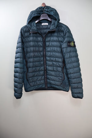 Stone Island Dark Green Micro Yarn Down Jacket