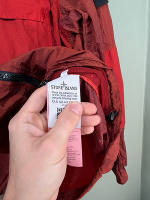 Stone Island Red Nylon Metal Watro Jacket