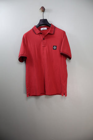 Stone Island Red Slim Fit Polo