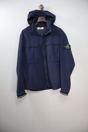 Stone Island Navy Soft Shell Jacket