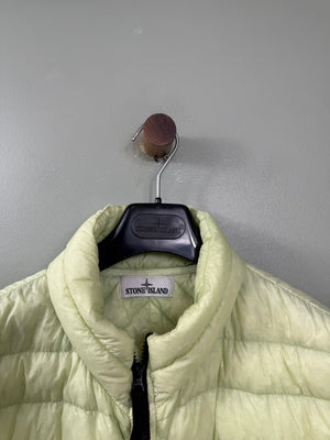 Stone Island Pastel Green Micro Yarn Down Gilet
