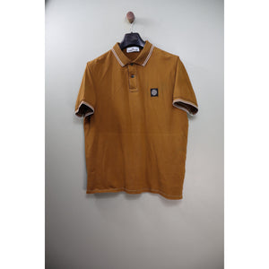 Stone Island Brown Slim Fit Polo