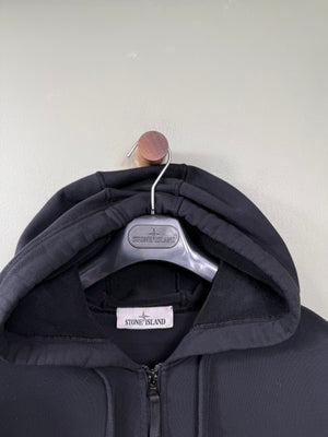 Stone Island Black Zipped Hoodie