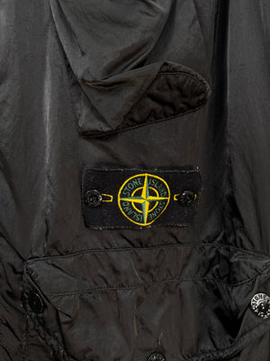 Stone Island Black Nylon Raso R Gilet
