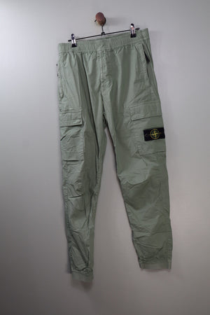 Stone Island Green RE-T Cargo Bottoms