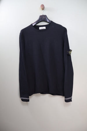 Stone Island Black Knit Jumper
