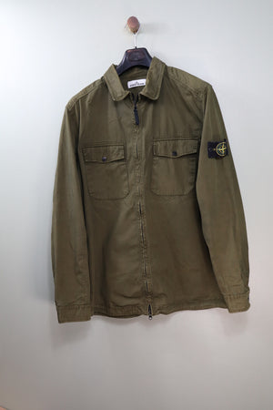 Stone Island Khaki Overshirt