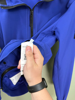Stone Island Blue Soft Shell Jacket