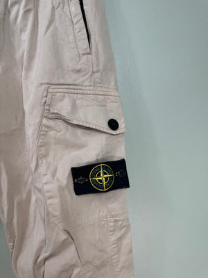 Stone Island Beige RE-T Cargo Bottoms