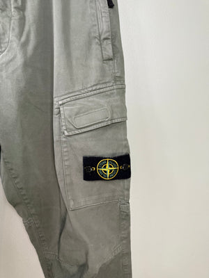 Stone Island Green RE-T Cargo Bottoms