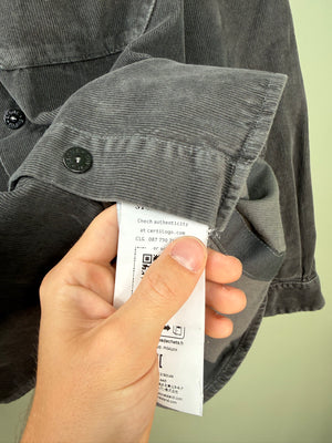 Stone Island Grey Needle Corduroy Overshirt