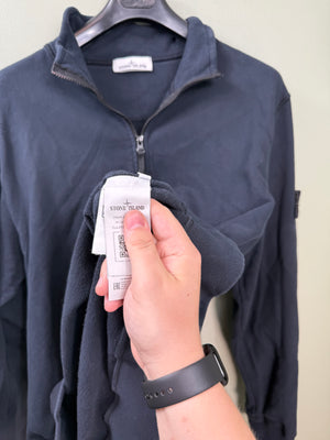 Stone Island Navy 1/4 Zip Jumper