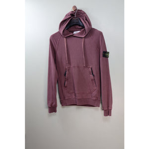 Stone Island Burgundy Hoodie
