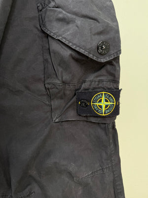 Stone Island Black RE-T Cargo Bottoms