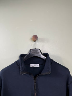 Stone Island Navy 1/4 Zip Jumper