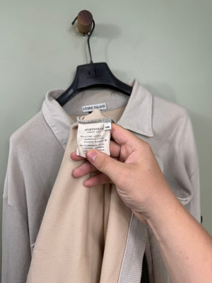 Stone Island Beige Needle Cord Overshirt