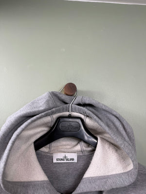 Stone Island Grey Zipped Hoodie