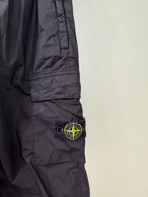 Stone Island Black RE-T Cargo Bottoms