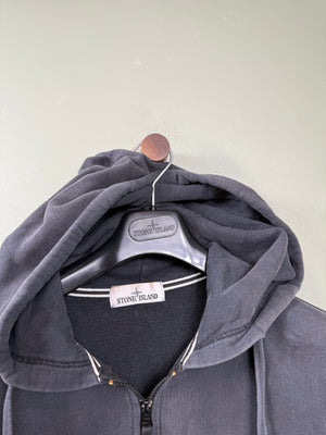 Stone Island Black Zipped Hoodie