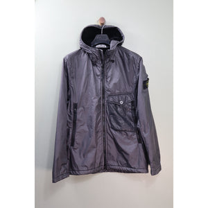 Stone Island Black Lamy Flock Jacket