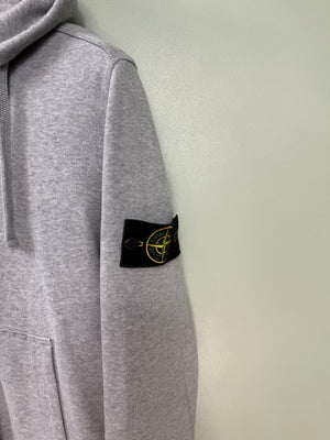 Stone Island Grey Zipped Hoodie