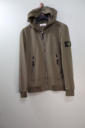 Stone Island Khaki Soft Shell Jacket