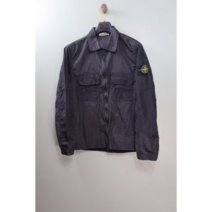Stone Island Black Nylon Metal Overshirt