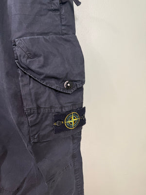 Stone Island Black RE-T Cargo Bottoms