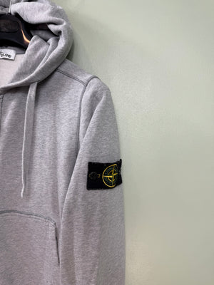 Stone Island Grey Zipped Hoodie