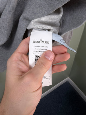Stone Island Grey 1/4 Zip Jumper