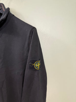 Stone Island Black 1/4 Zip Jumper