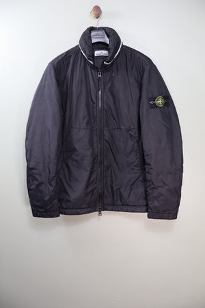 Stone Island Black Crinkle Reps Jacket