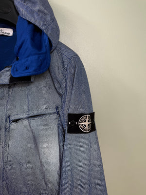 Stone Island Blue Pixel Reflective Jacket