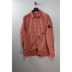 Stone Island Orange Nylon Metal Overshirt