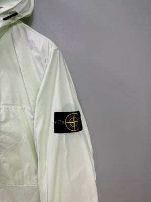 Stone Island Pastel Green Supima Cotton Twill Jacket