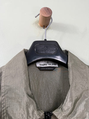 Stone Island Green Nylon Metal Overshirt