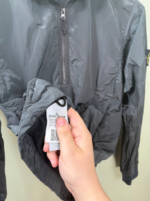 Stone Island Black Nylon Metal Smock
