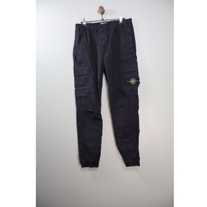 Stone Island Black RE-T Cargo Bottoms