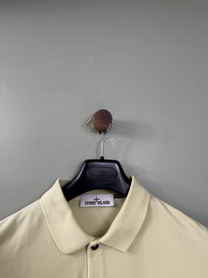 Stone Island Yellow Regular Fit Polo