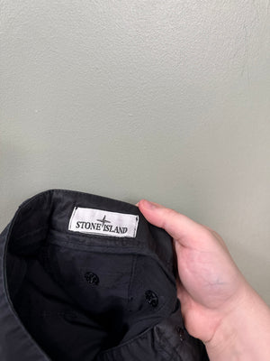 Stone Island Black RE-T Cargo Bottoms