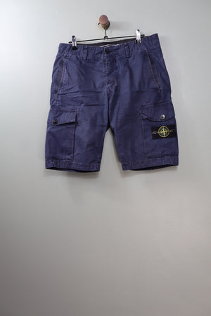 Stone Island Navy SL Cargo Shorts