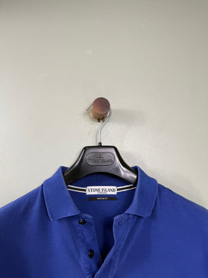 Stone Island Blue Regular Fit Polo